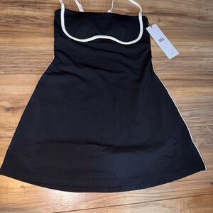 Airbrush streamlined dress